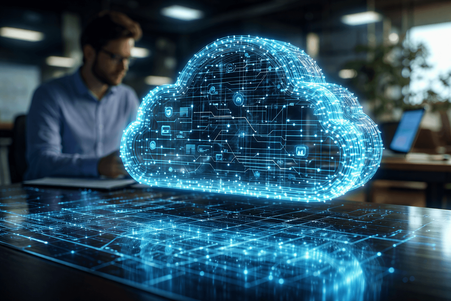 Arrière-plan Solutions Cloud & Collaboration